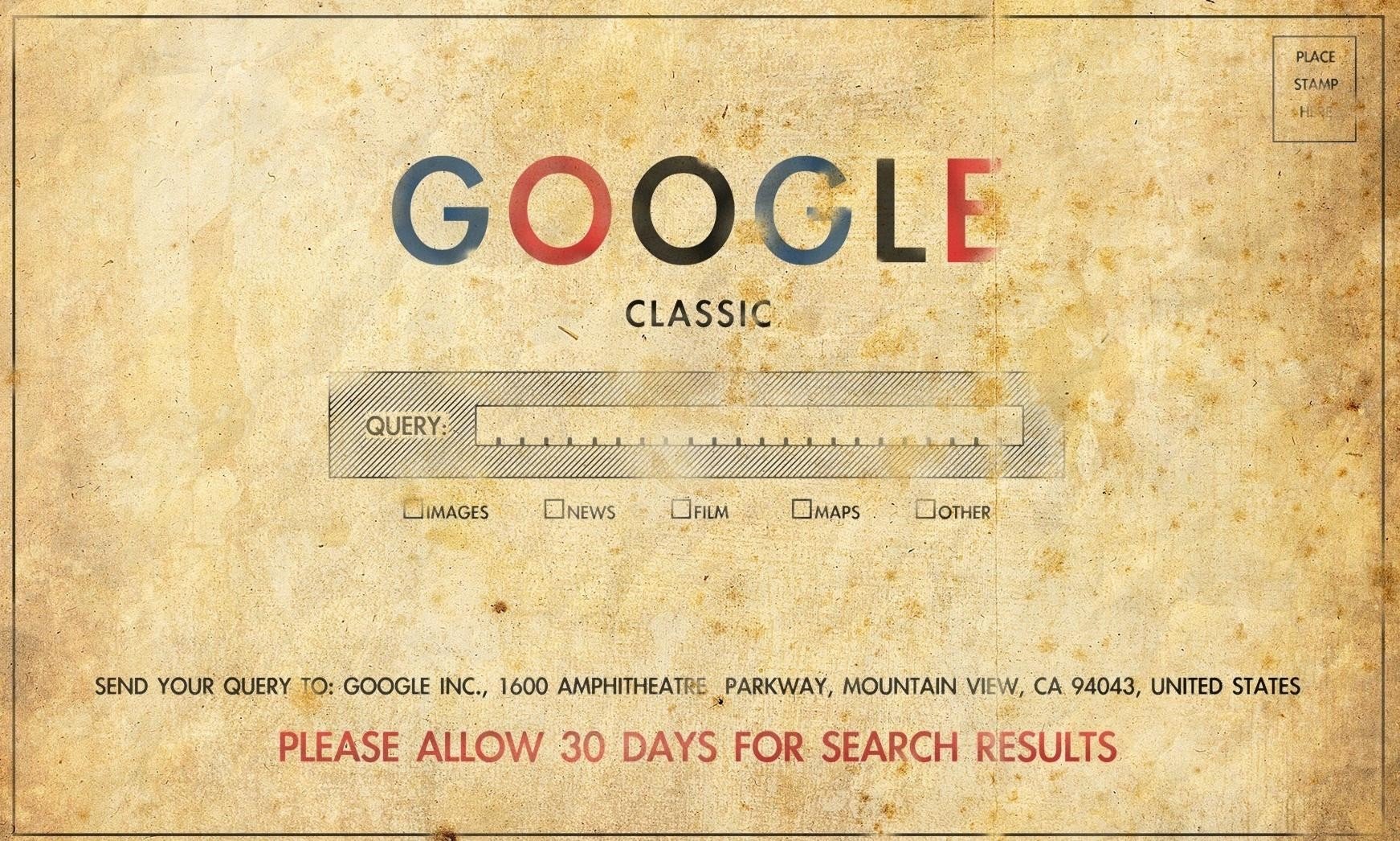 Google, Old, Old paper Wallpaper