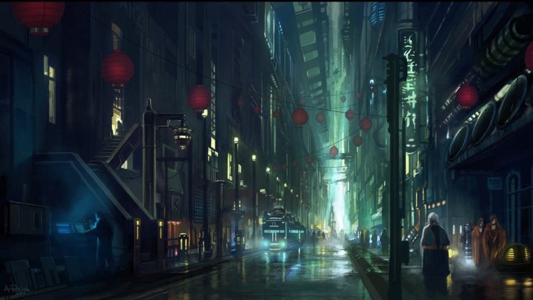 futuristic, Cyberpunk HD Wallpaper Desktop Background