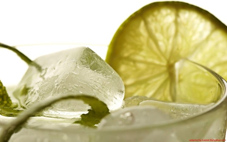drink, Cocktails, Ice cubes, Limes HD Wallpaper Desktop Background