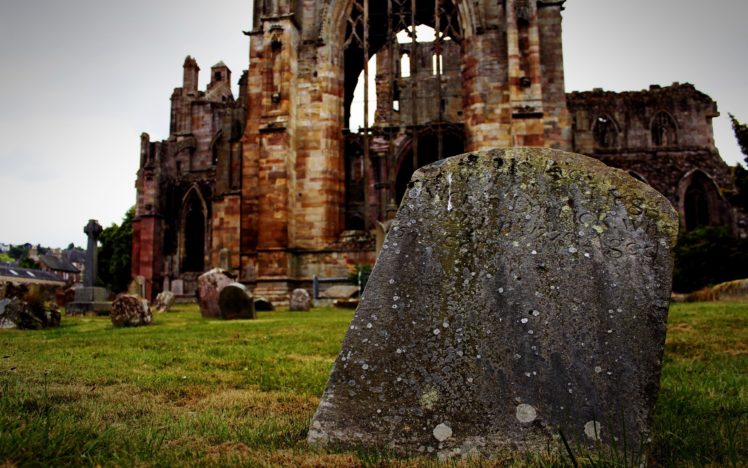 Scotland, Closeup, Church, Graveyards, UK, Jedburgh, Melrose, Abbey HD Wallpaper Desktop Background