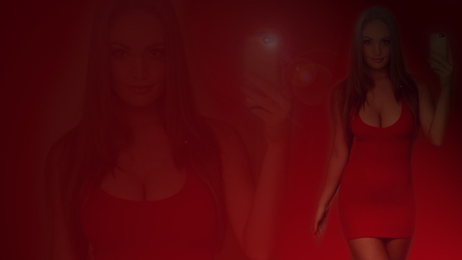 red dress, Red, Chivette, Photo manipulation Wallpaper