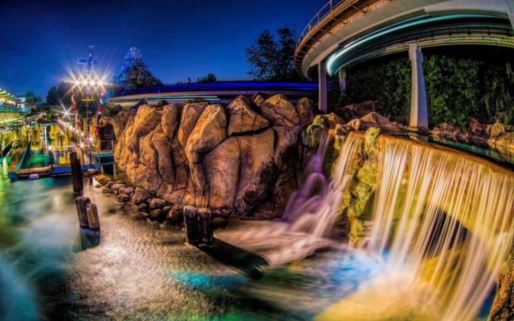Tomorrowland, Waterfall HD Wallpaper Desktop Background
