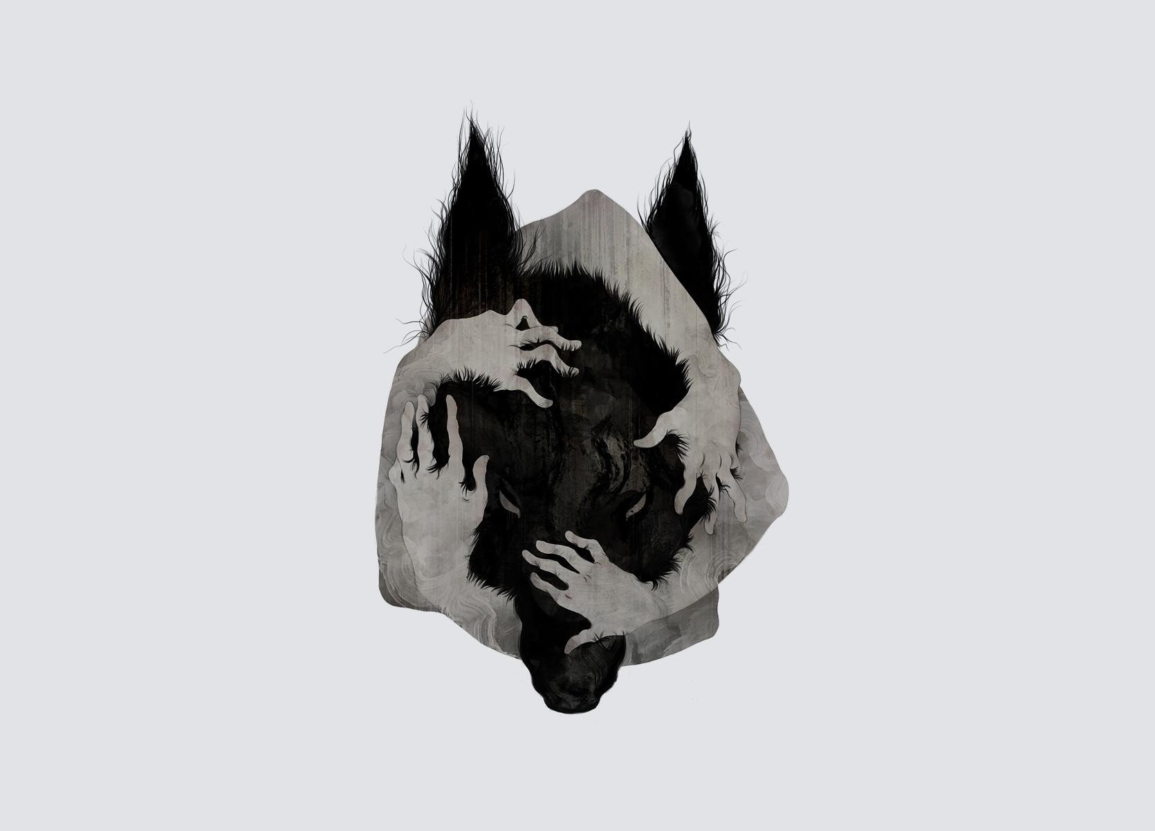 werewolves, Hands on head, Wolf Wallpaper