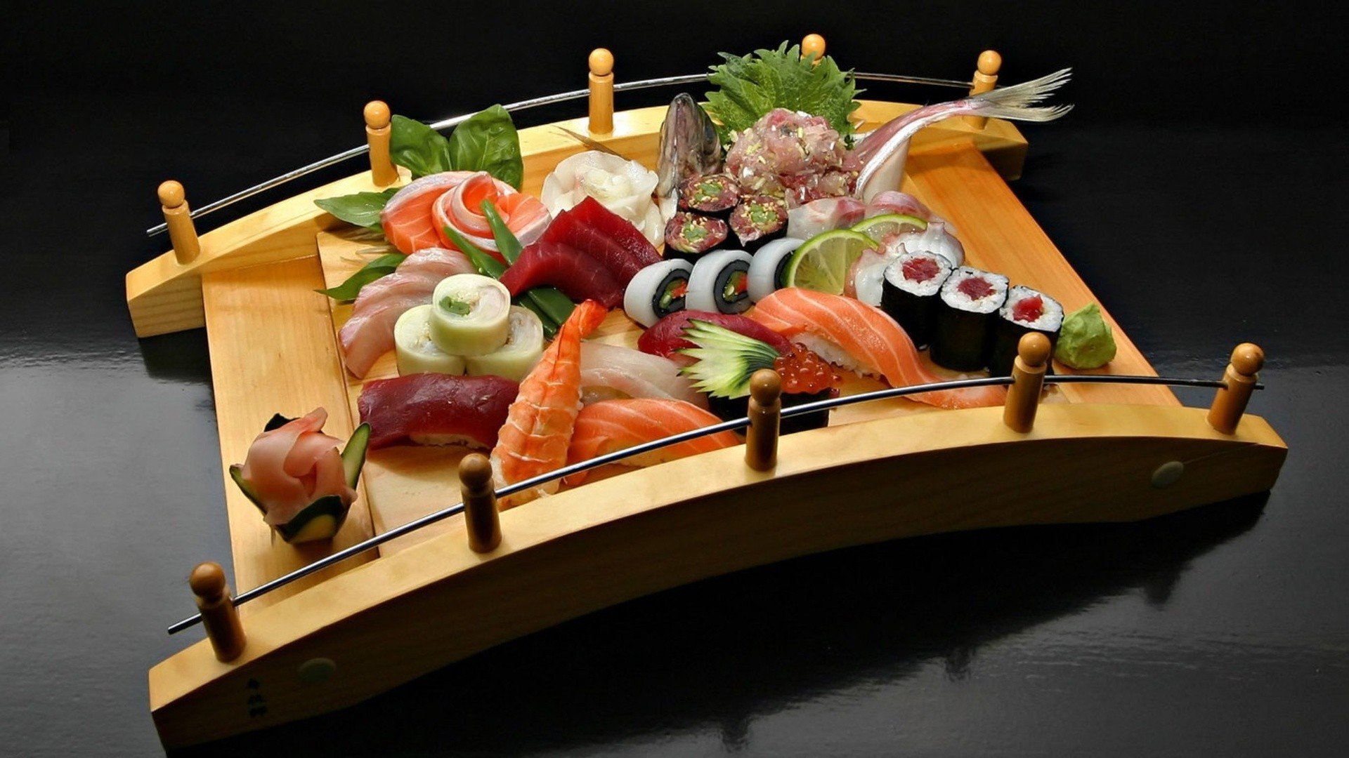 food, Sushi, Shrimp Wallpaper
