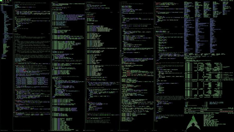 Linux, Arch Linux, Unix, Unixporn, Command lines HD Wallpaper Desktop Background
