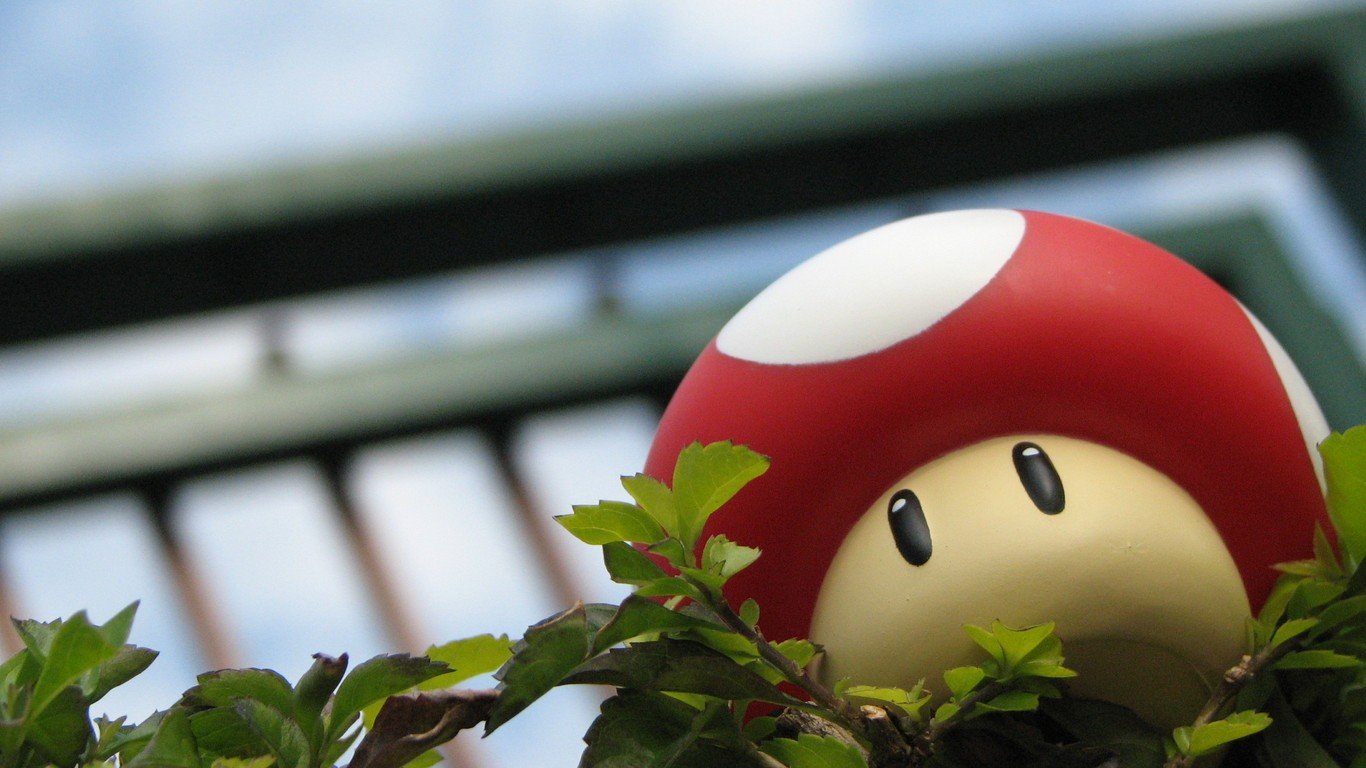 Toad (character), Leaves, Toys Wallpaper