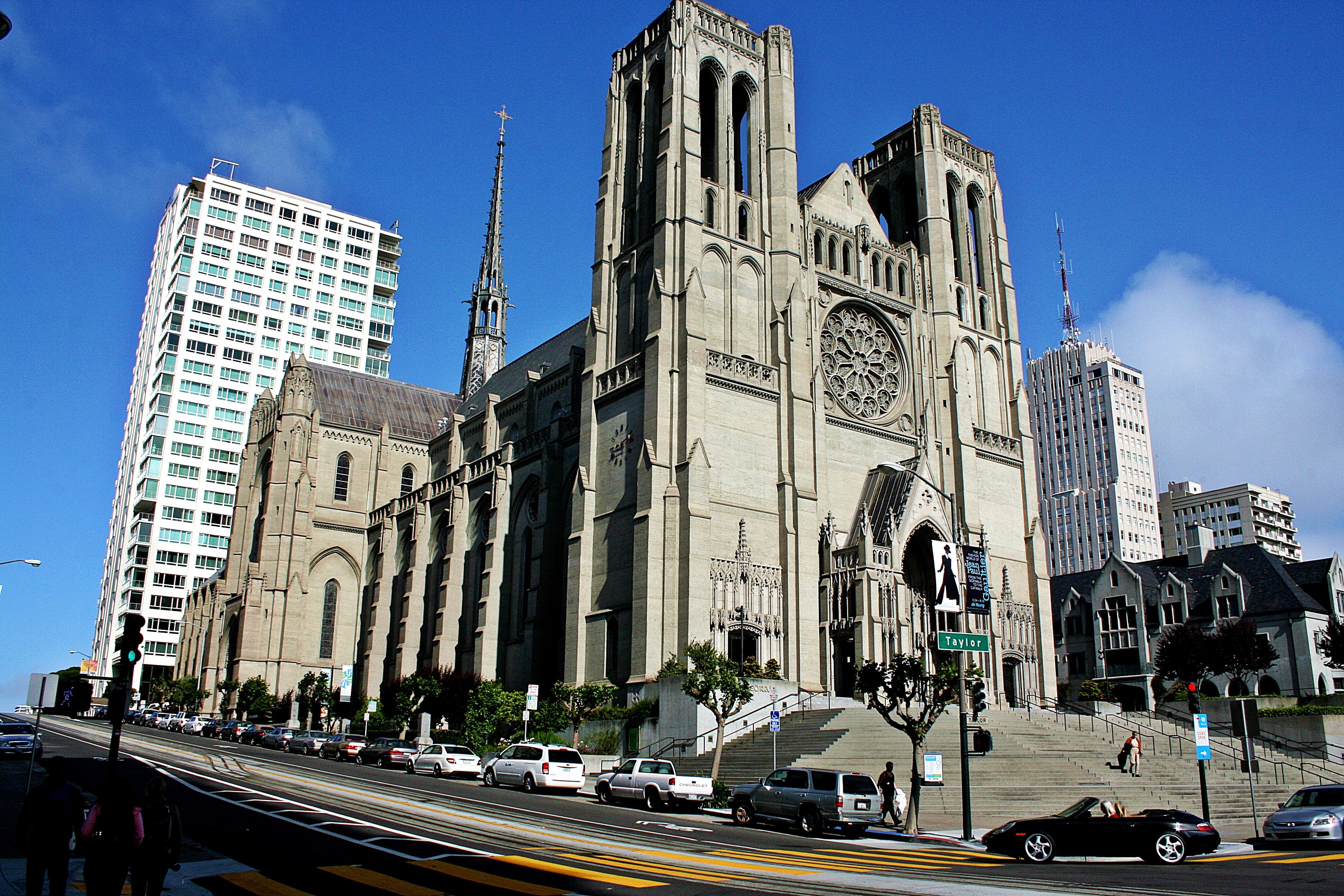 church, San Francisco, Praying, Cityscape, Street, USA Wallpaper