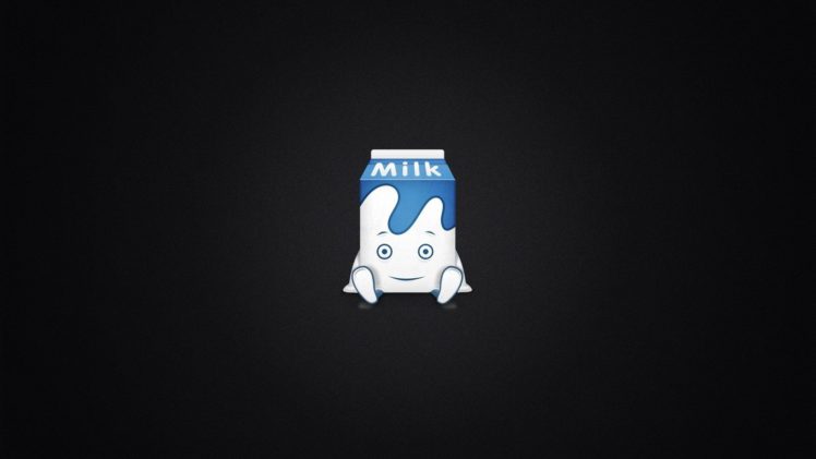milk, Minimalism HD Wallpaper Desktop Background