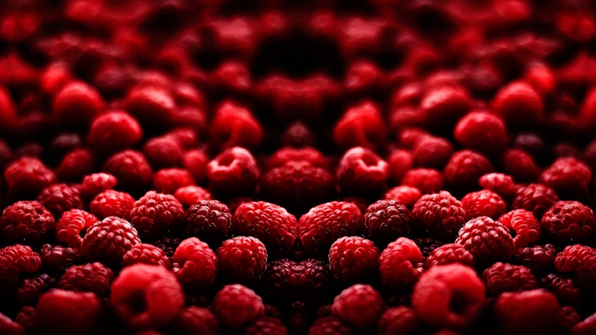 mirrored, Raspberries Wallpaper
