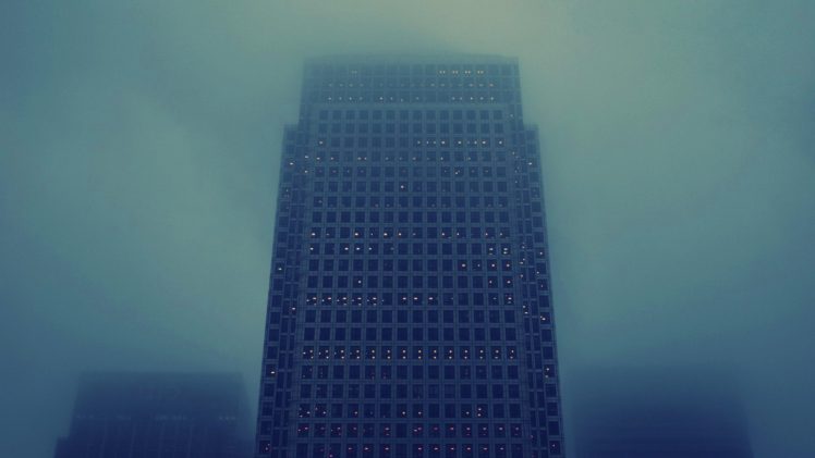 skyscraper, Mist HD Wallpaper Desktop Background