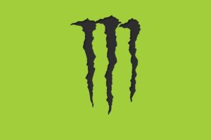 logo, Monster Energy, Simple background