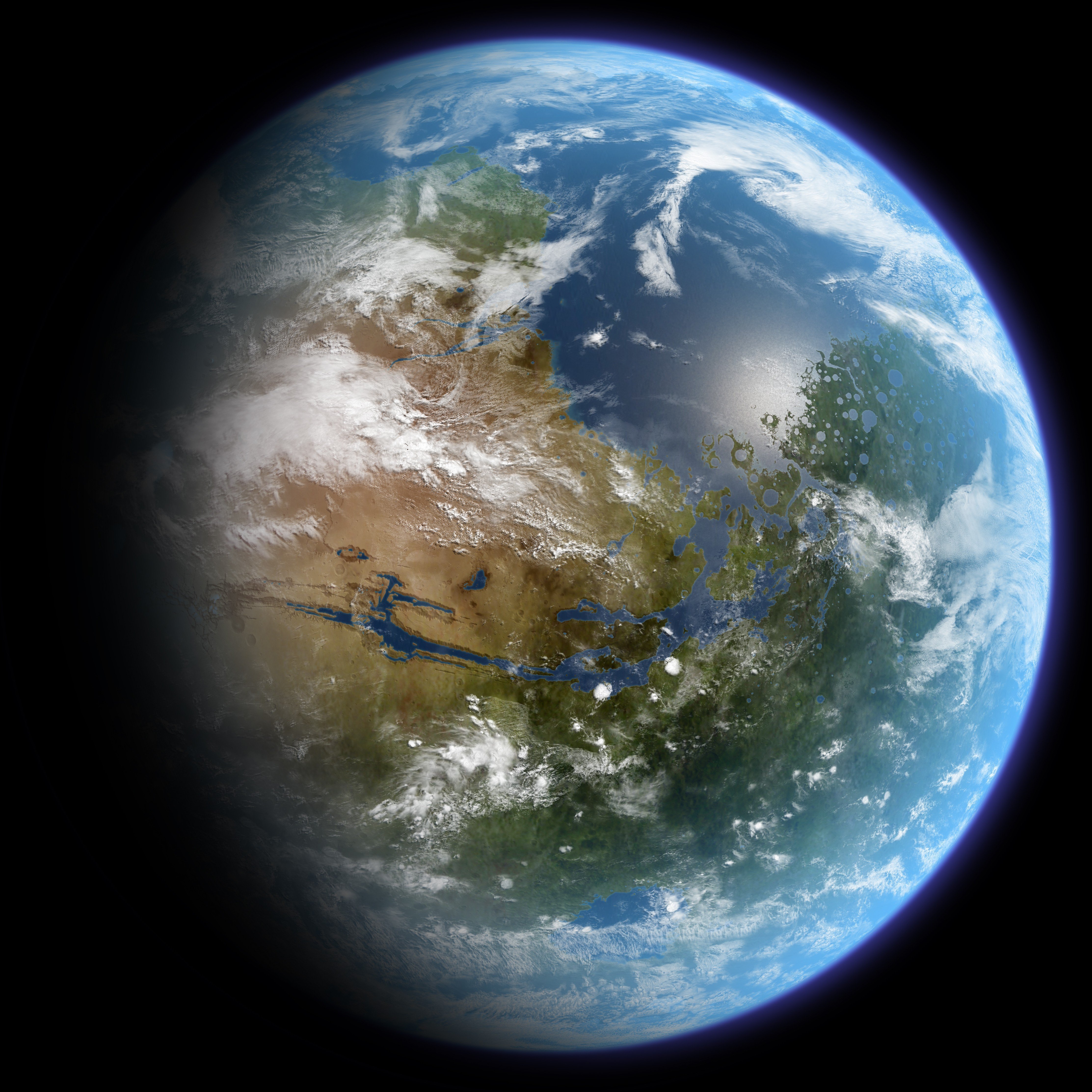 Mars, Terraform, Earth Wallpaper