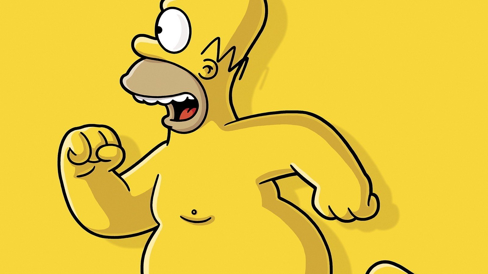 The Simpsons, Homer Simpson, Yellow Wallpaper