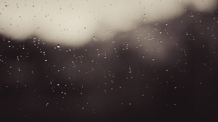 rain, Water drops, Glass, Water on glass HD Wallpaper Desktop Background