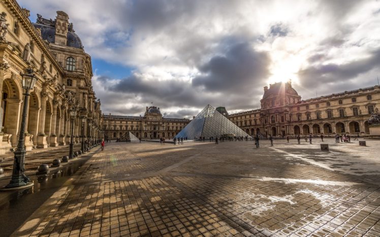 cityscape, HDR, Building, The Louvre, Paris HD Wallpaper Desktop Background