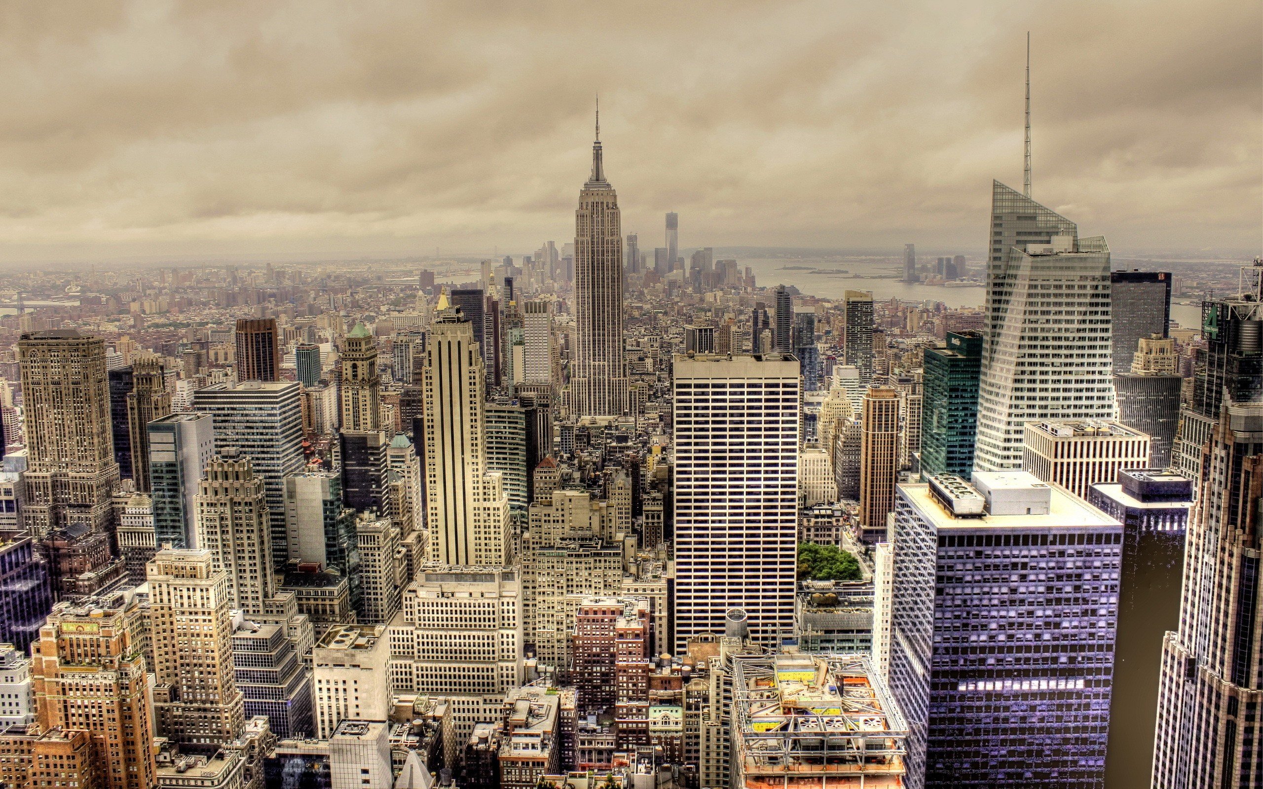 cityscape, HDR, Building, New York City, Empire State Building, USA Wallpaper