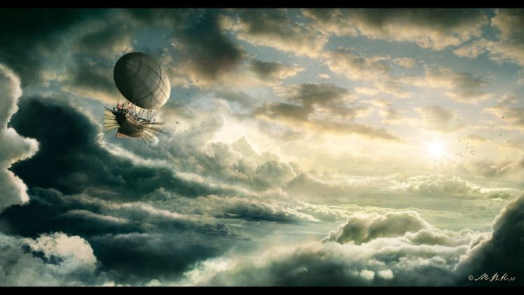 airships HD Wallpaper Desktop Background