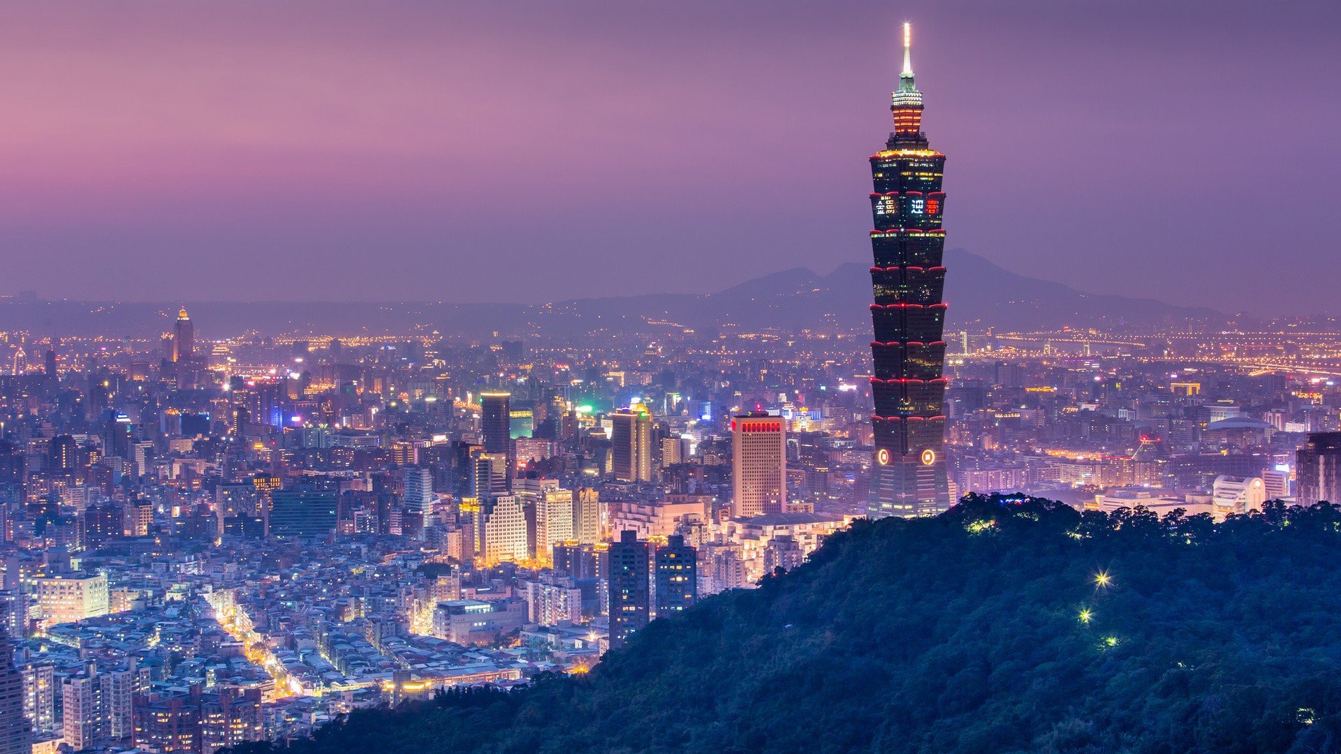 city, Taiwan, Taipei, Taipei 101 Wallpaper