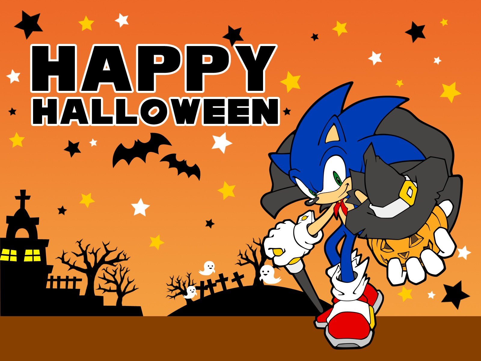 Halloween, Sonic the Hedgehog Wallpaper