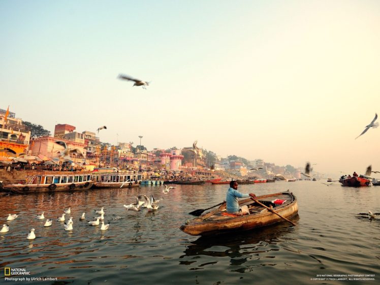 Varanasi, India, National Geographic HD Wallpaper Desktop Background