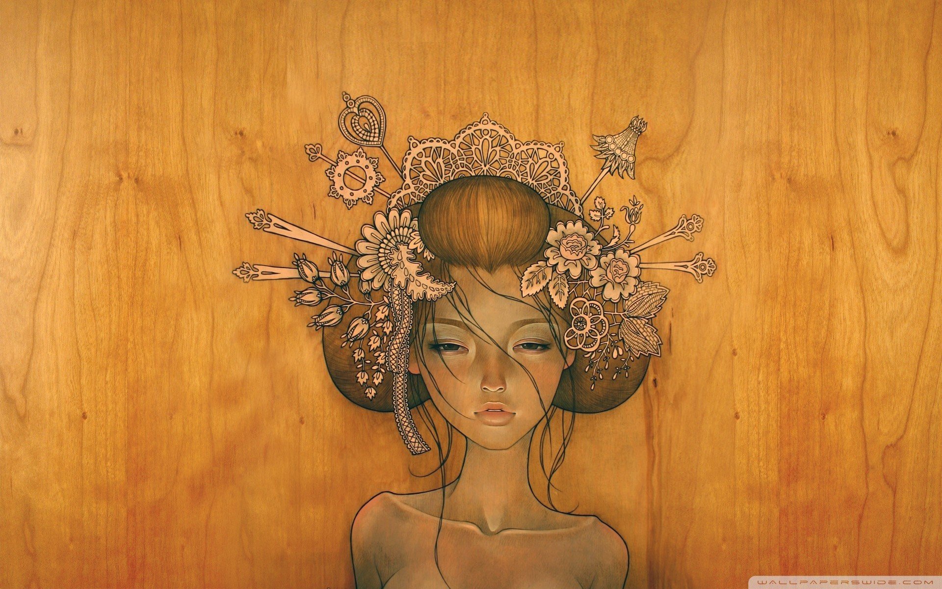 Audrey Kawasaki Wallpaper