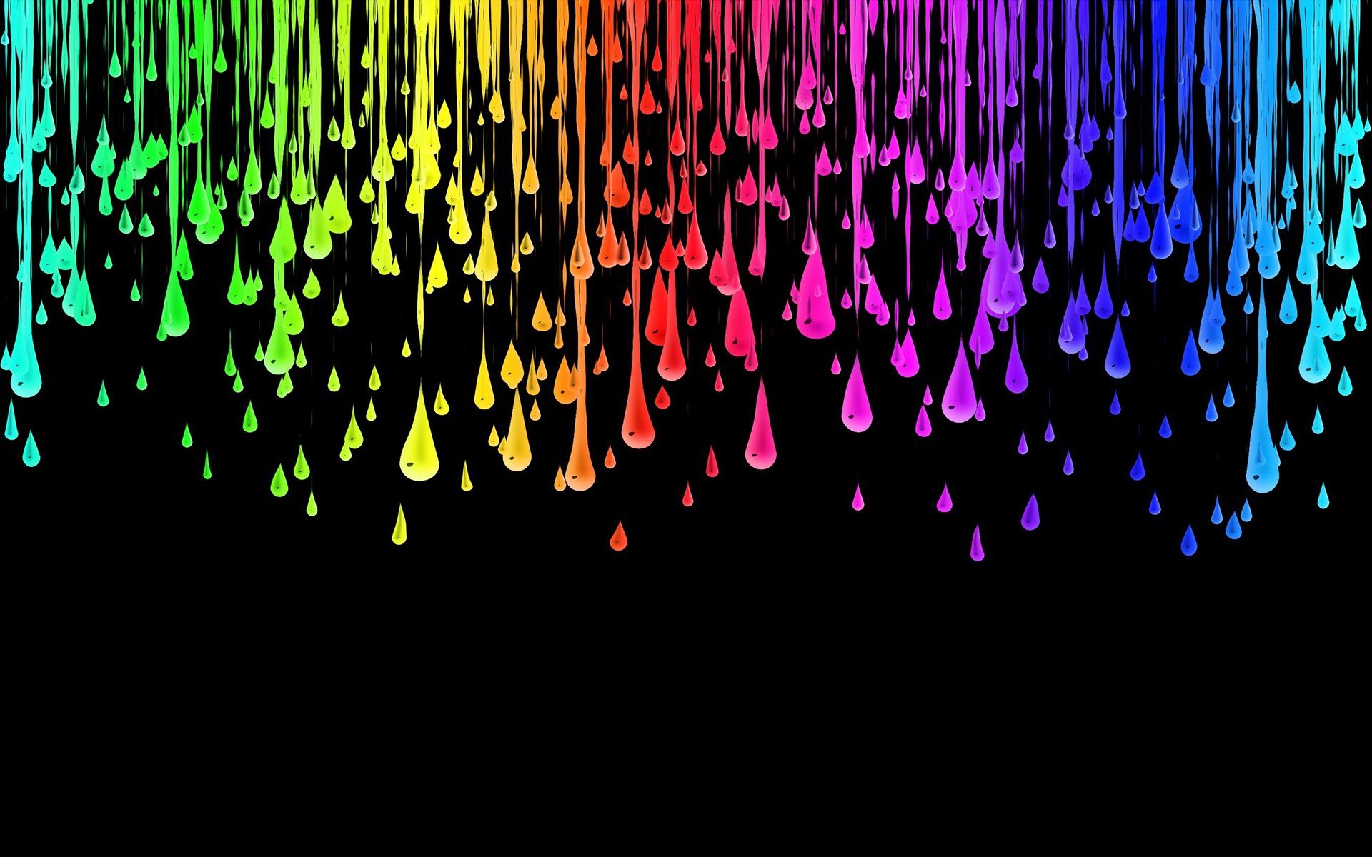 water drops, Spectrum Wallpaper