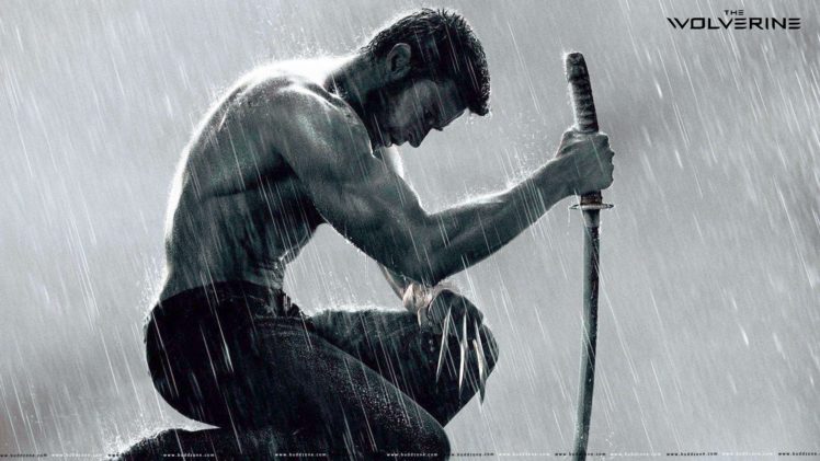 sword, Wolverine, Shirtless HD Wallpaper Desktop Background