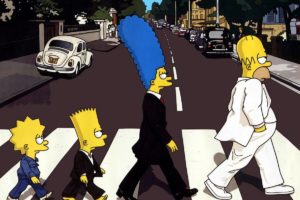 Lisa Simpson, Bart Simpson, Marge Simpson, Homer Simpson, Parody