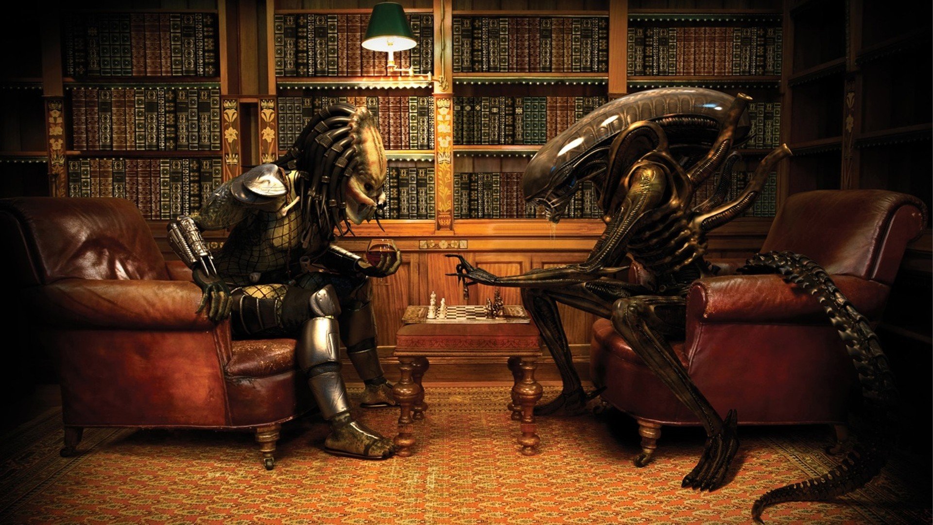 Alien (movie), Predator (movie) Wallpaper