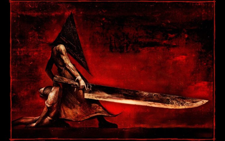 Silent Hill, Sword, Pyramid Head, Nurses HD Wallpaper Desktop Background