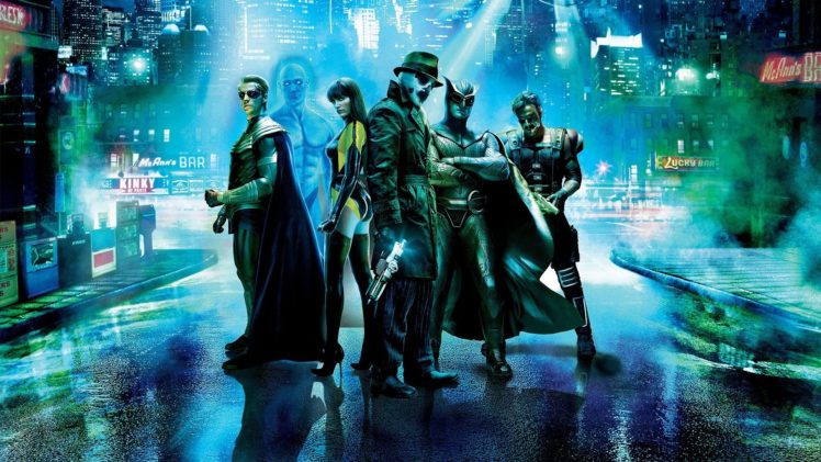 Watchmen, Rorschach, Dr. Manhattan, Nite Owl, The Comedian, Ozymandias, Silk Spectre HD Wallpaper Desktop Background