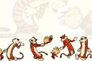 tiger, Calvin and Hobbes