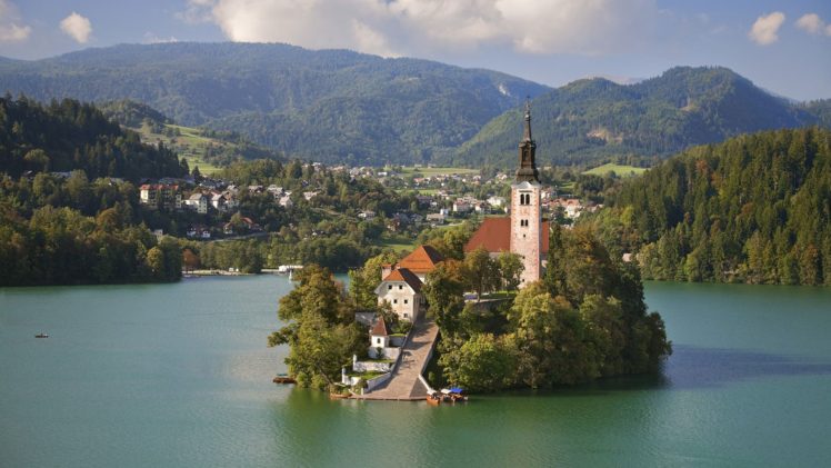 Lake Bled, Slovenia HD Wallpaper Desktop Background