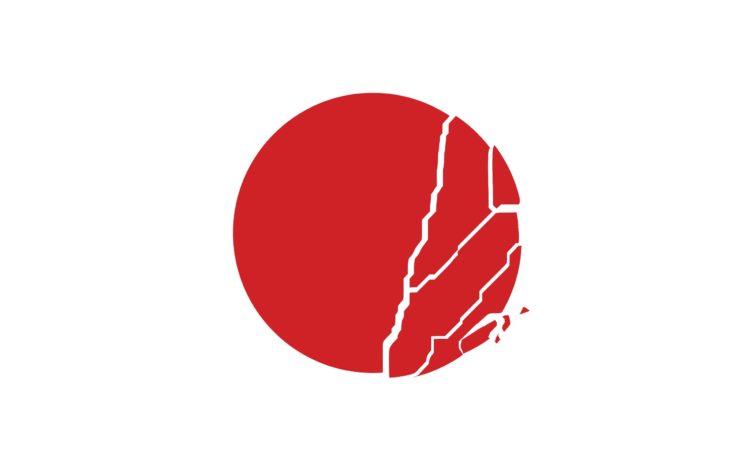 Japan, Flag, Broken HD Wallpaper Desktop Background