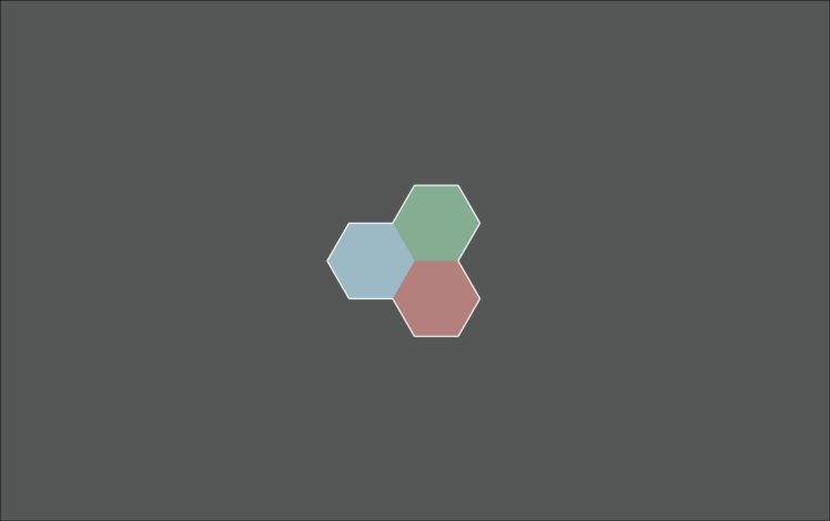 minimalism, Hexagon HD Wallpaper Desktop Background