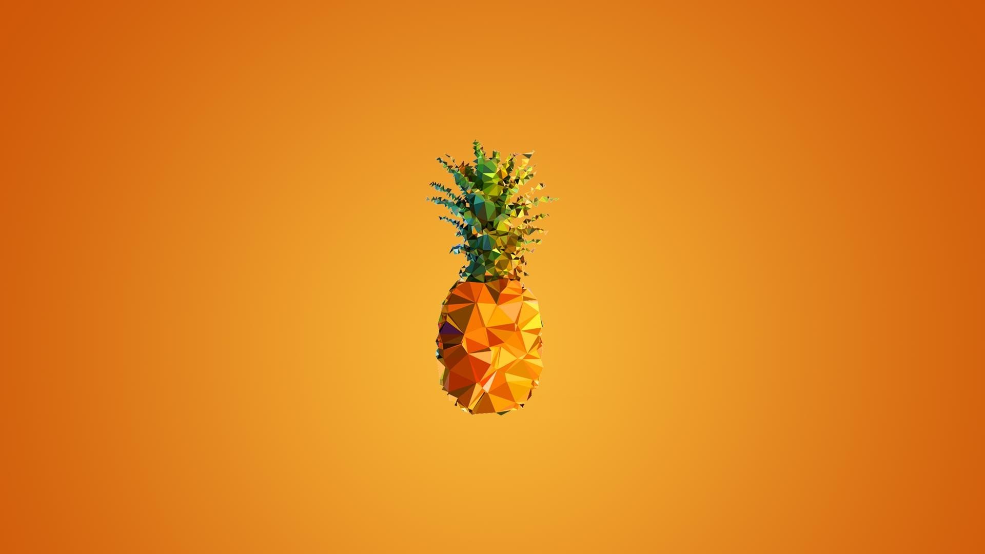 minimalism, Pineapples Wallpaper