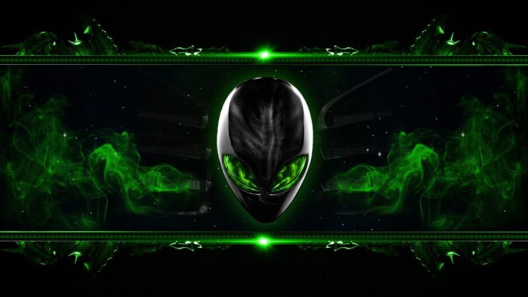 Alienware, Green HD Wallpaper Desktop Background