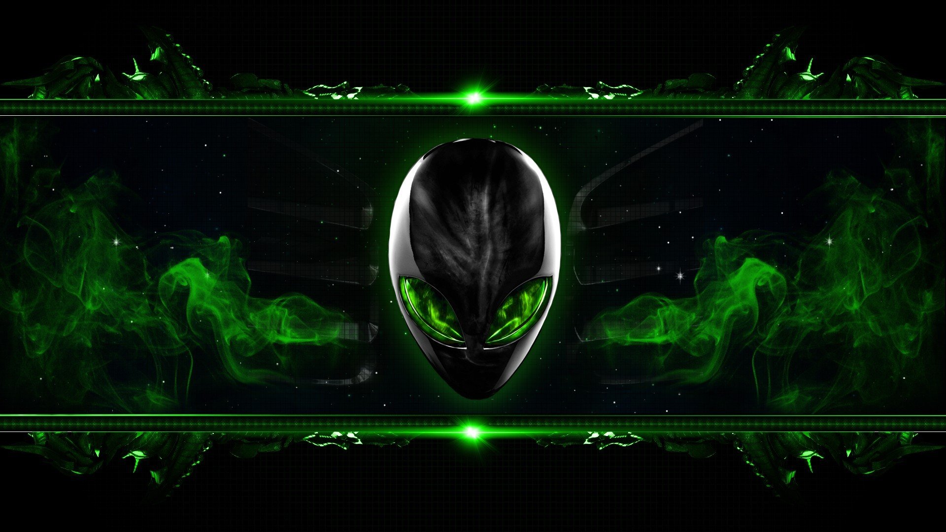 Alienware, Green Wallpaper