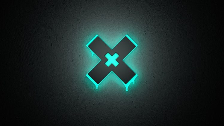 The XX, Minimalism, Glowing, Neon HD Wallpaper Desktop Background