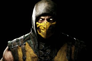 Scorpion (character), Mortal Kombat, Yellow, Leather armor