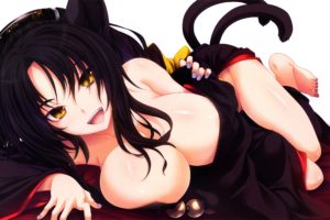 Highschool DxD, Kuroka, Boobs, Anime girls
