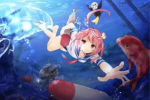 anime girls, Ahoge, I 58 (KanColle), Kantai Collection, Pink hair