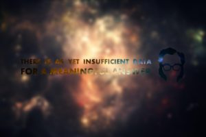 Isaac Asimov, Space, Blurred, Typography, The last question