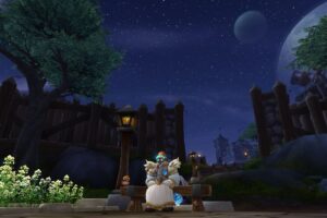 dwarfs, Priest, World of Warcraft, Dwarf, Stormshield, Night, Moon