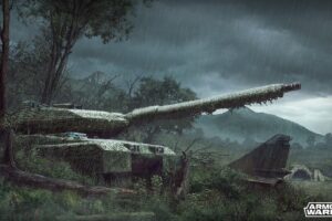 Armored Warfare, Tank, Leopard 2, Rain