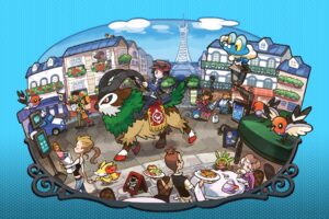 Pokémon, Gogoat, Lumiose City