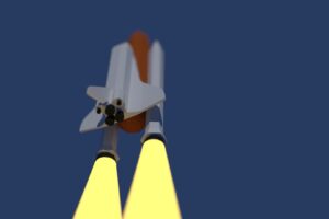 spaceship, Space shuttle, Minimalism, Space