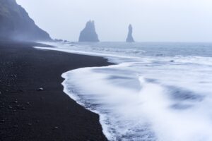 shore, Black sand