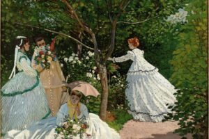 Claude Monet, Oil painting, Artwork, Femmes au jardin