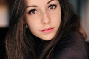 women, Face, Freckles, Brown eyes, Brunette